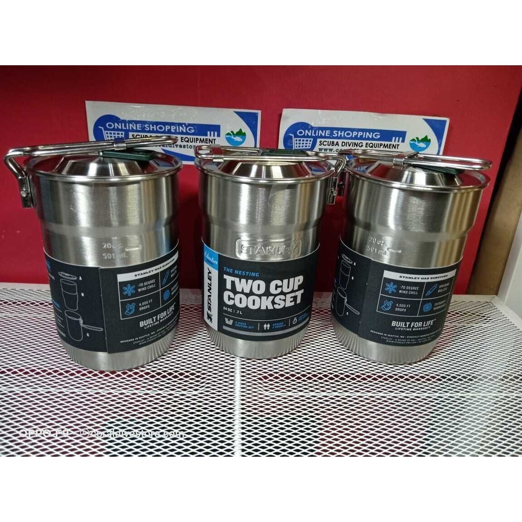Stanley Adventure Camp Cook Set Stainless Steel 24oz Shopee Malaysia
