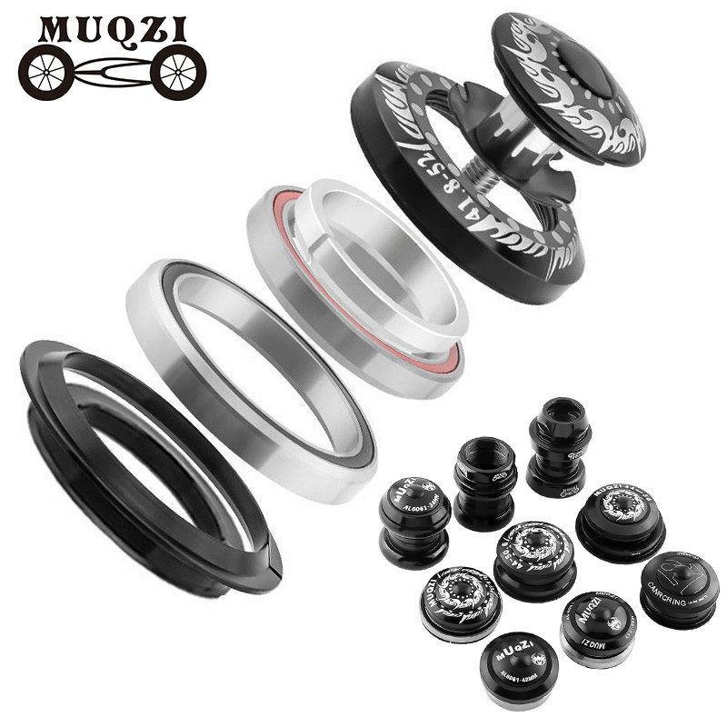 CNCLOL Fahrrad Steuersatz 34mm 44mm 41.8-52mm Semi-Integriert 1 1/8 Zoll  Fr MTB Rennrad