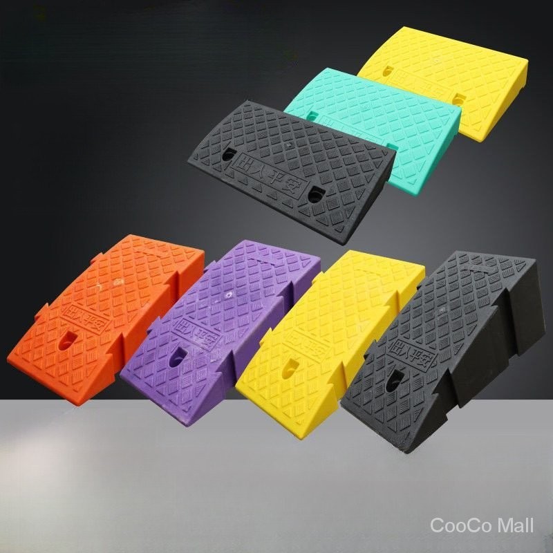 Road slope ramp mat curb car uphill mat plastic outdoor portable step ...
