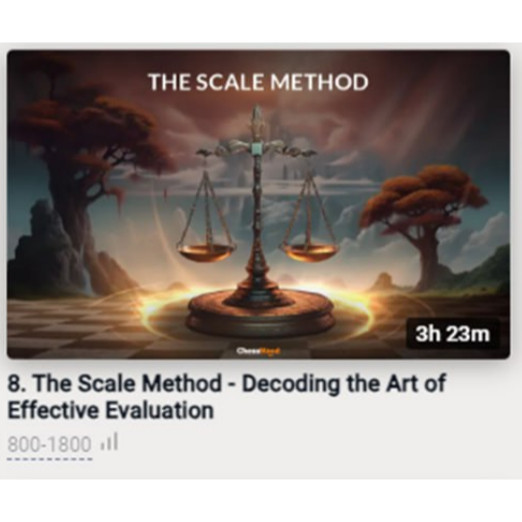 PREMIUM CHESS VIDEO Chessmood The Scale Method Decoding the Art of