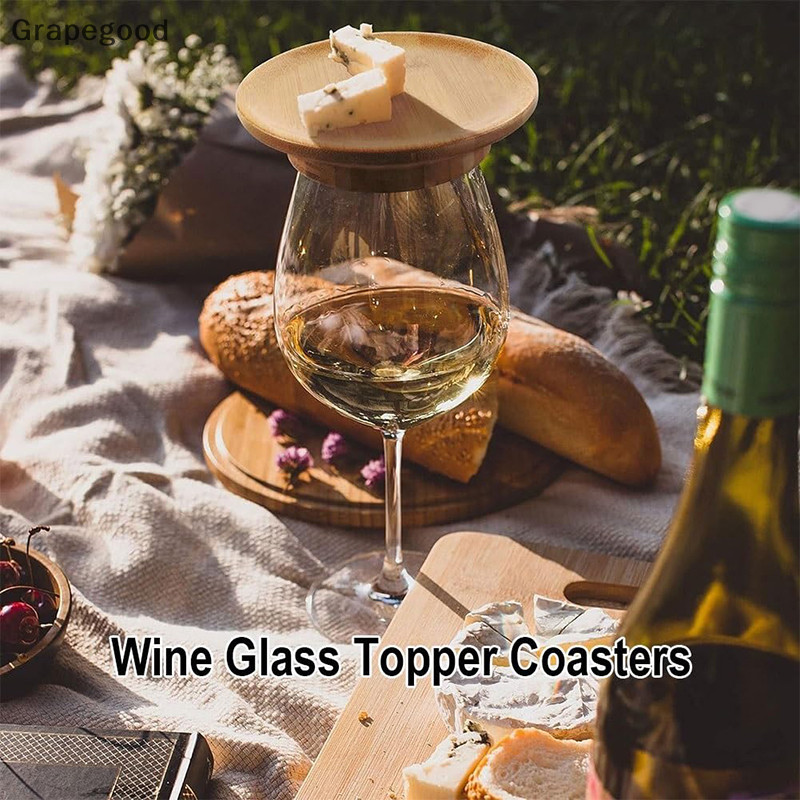 Grapegood Wine Glass Charcuterie Topper Cup Cover Food Tray Wine Glass Charcuterie Board Topper