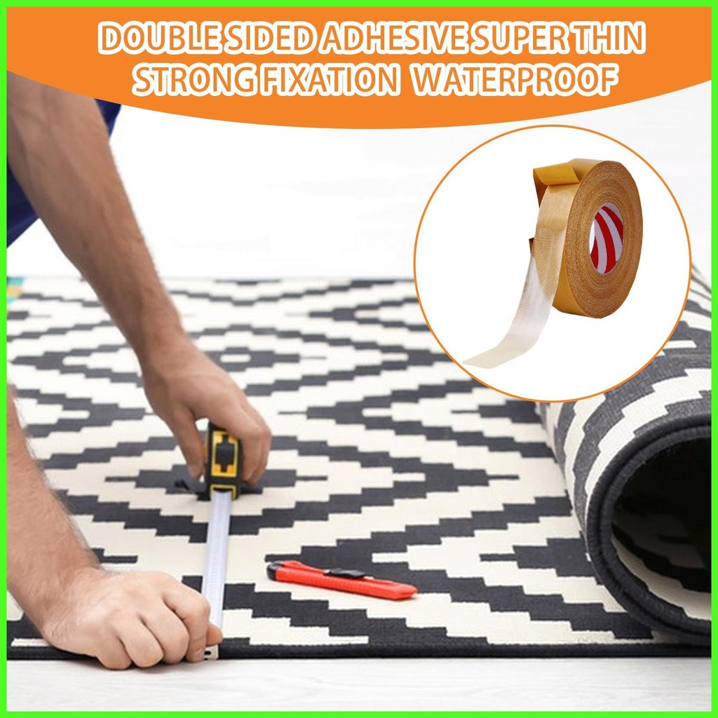 Yellow Fabric Tape Double Stick Yellow Grid Tape Heavy Duty Mounting ...