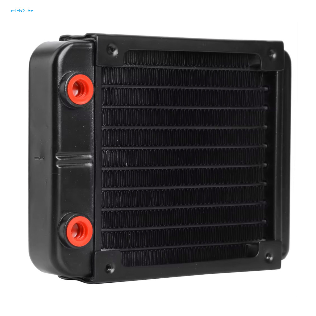S-shaped Heat Dissipation Fins Sleek Black Radiator High Performance ...
