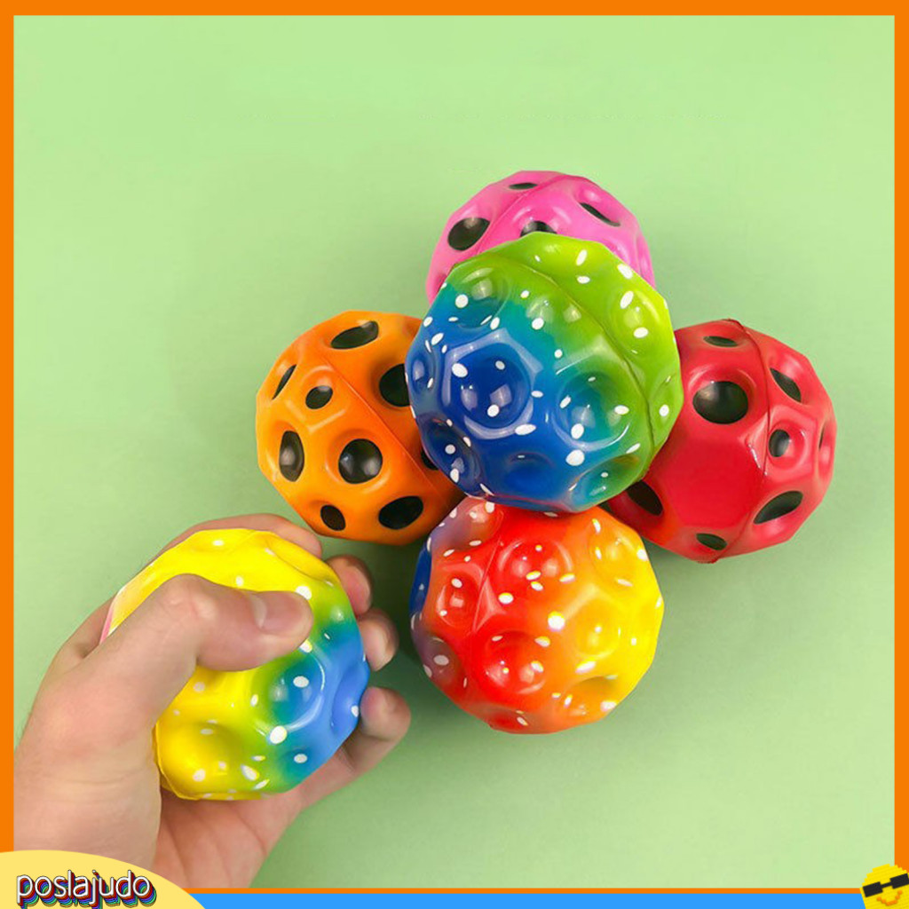 [poslajudo] Balls Parent-child Stress Relief Toys 6pcs Colorful Space ...