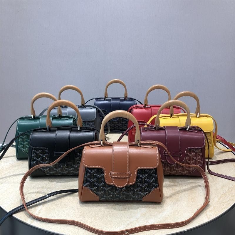 Goyard Goyard Goyard Saigon Bag Goya Saigon Mini Dog Teeth Goya Wood 