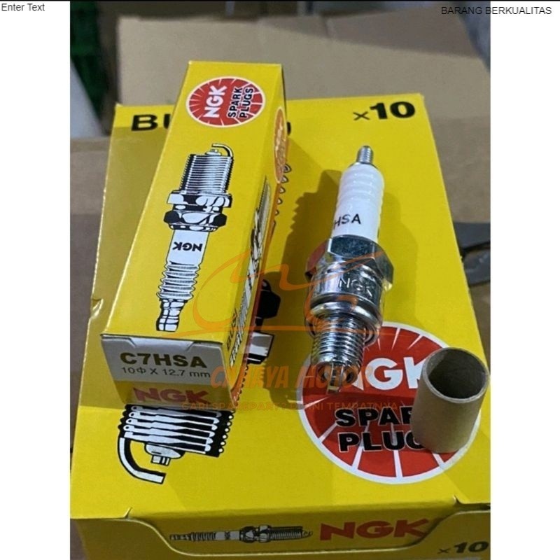 Spark Plug NGK C7 C7HSA Short Drat Honda Grand Supra Yamaha Mio Jupiter ...