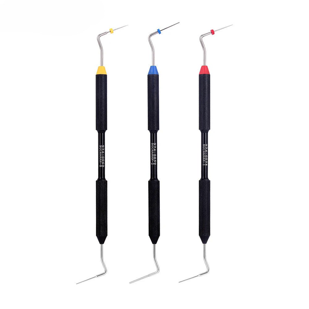 Dental Endo Buchanan Hand Plugger 3 Sizes Root Canal Filler NiTi