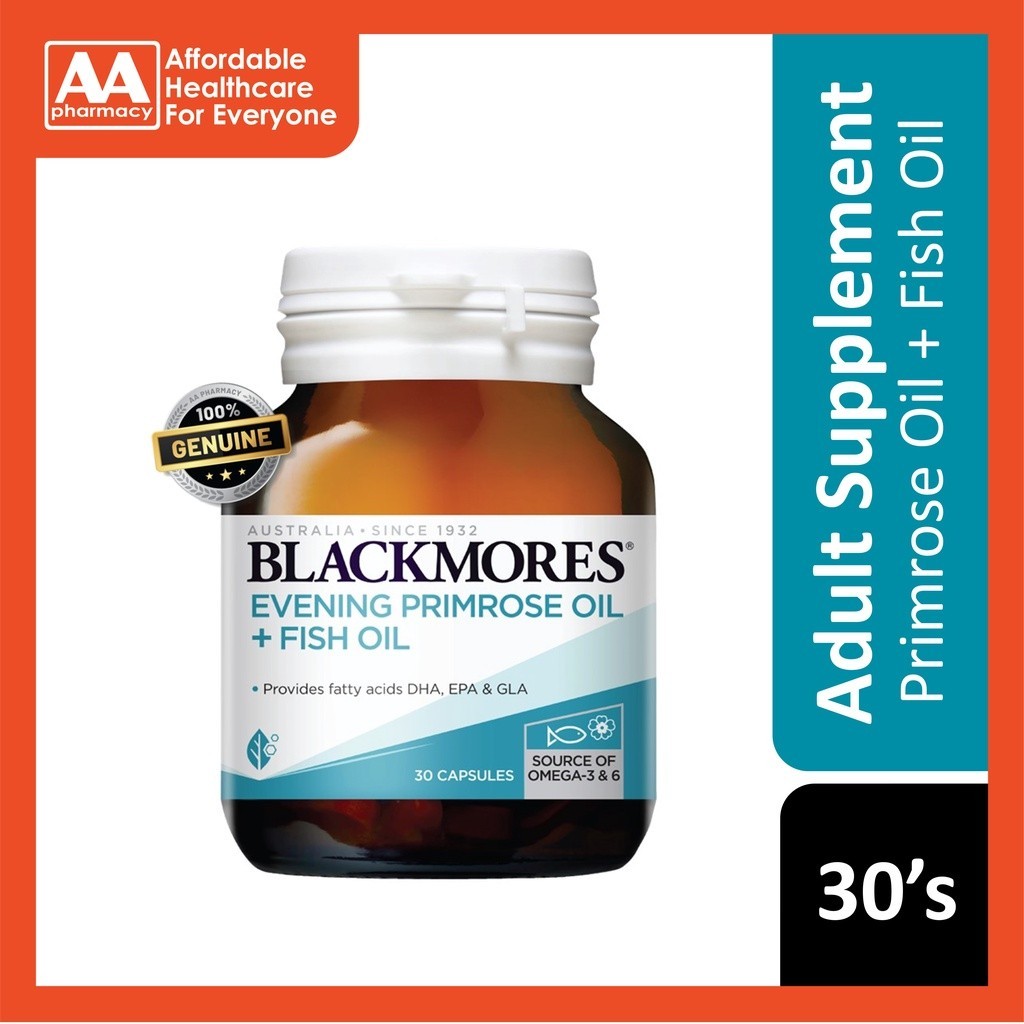 [30's] Blackmores Evening Primrose Oil + Fish Oil Capsules (30's