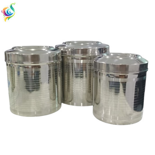 Airtight Container Food Sugar Milo Storage Steel Dabba | Shopee Malaysia