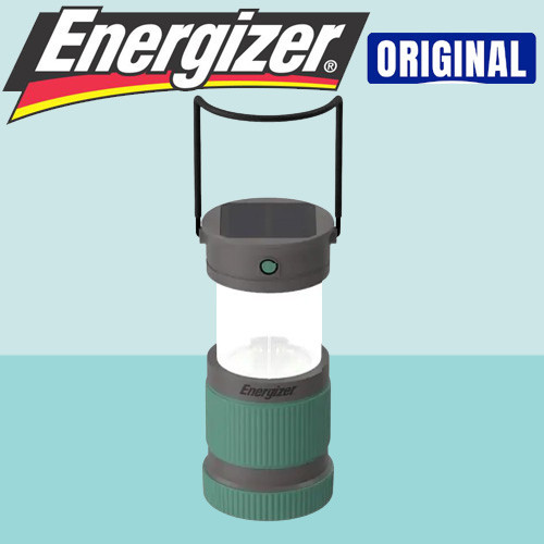 Energizer Hybrid-Solarlaterne – 500 Lumen, Wiederaufladbar, Wasserdicht, Mit Aufhänger