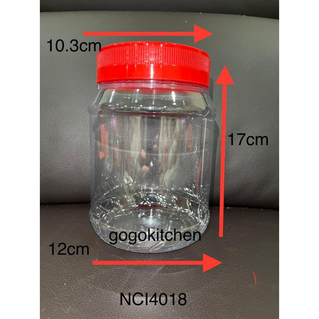 Plastic Bottle Container (Red Lid) NCI 4018 -1pcs | Shopee Malaysia
