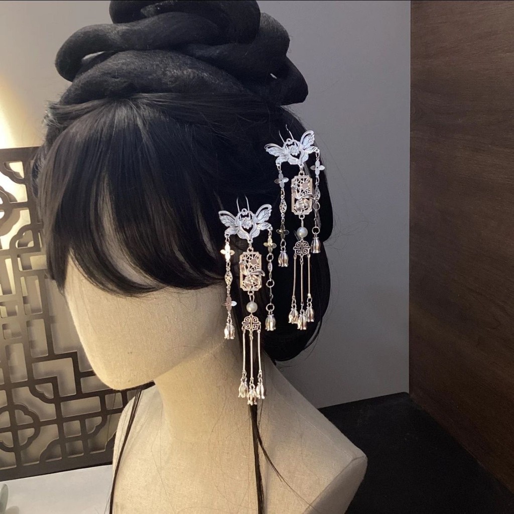 Nanzhi ancient style tassel hairpins, hairpins, Chinese hairpins, Hanfu ...