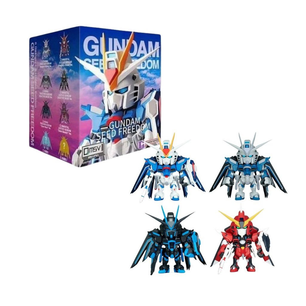 Bandai QMSV Mini Gundam Seed Freedom Blind Box Figure Toy | Shopee Malaysia