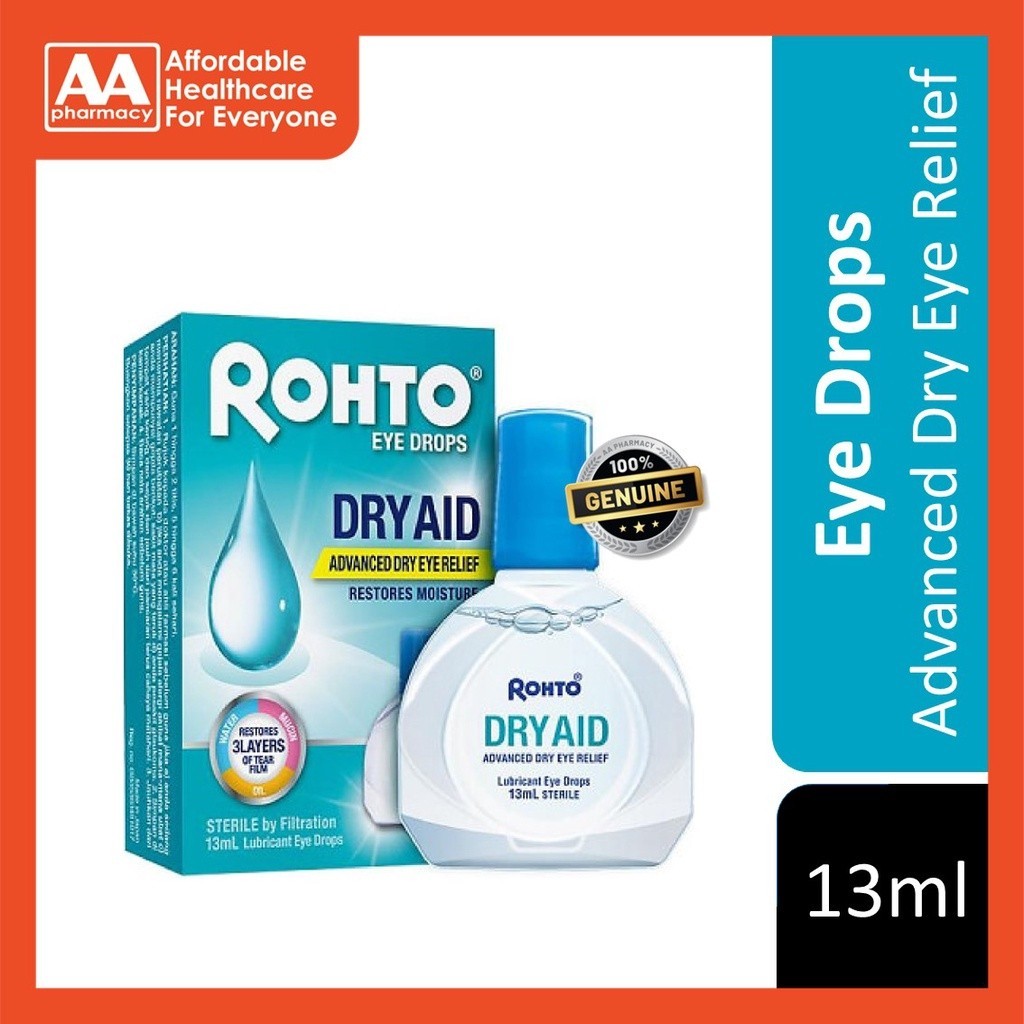 Rohto Cool Dry Aid Eye Drops -13mL | Shopee Malaysia