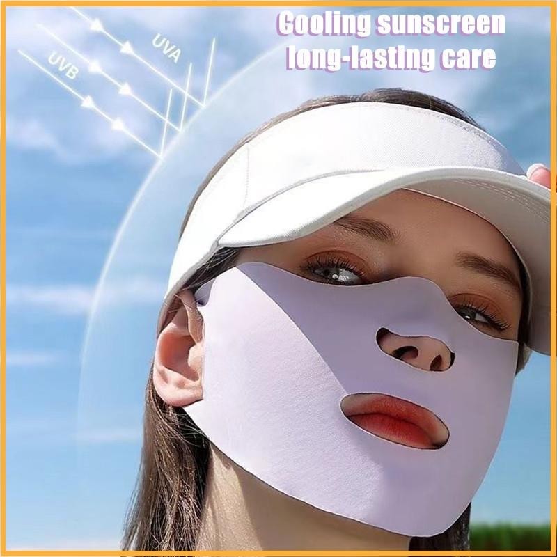 Women Men Sunscreen Mask Outdoor Sports Cycling Breathable Washable 