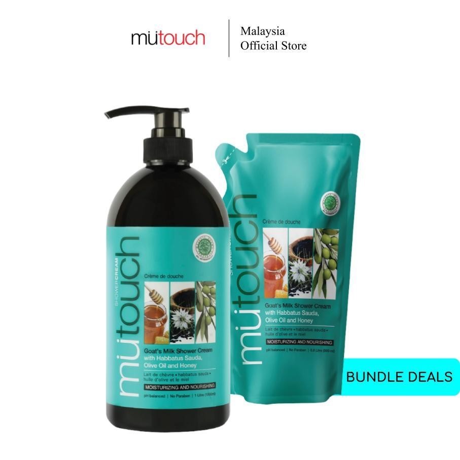 [Bundle Deal] MuTouch Habbatus Sauda, Olive Oil & Honey Shower Gel ...