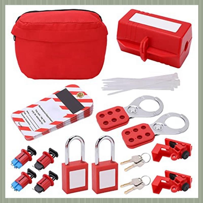 ( S U Z B )Electrical Circuit Breaker Lockout Tagout Kit Safty Padlock ...