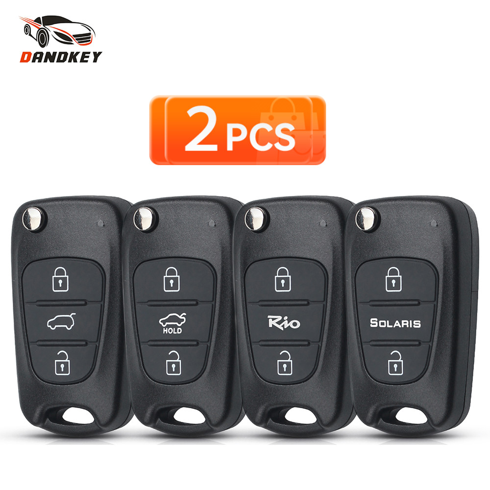 Guscio Cover Chiave Telecomando Pulsanti Silicone Chiave Auto - Ricambio Per Hyundai I20/i30 E KIA Cee'd/Rio Gommini Chiave Auto - Foto 11