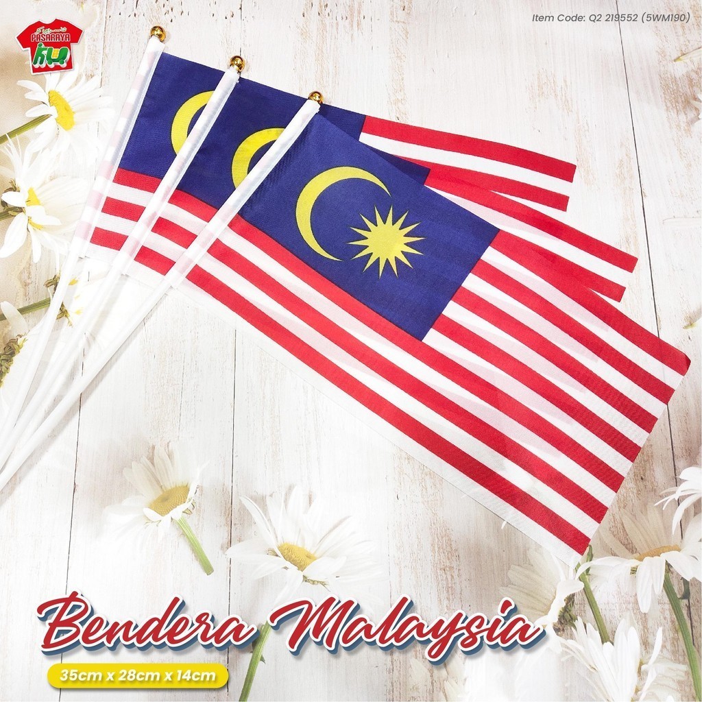 Malaysia Hand Flag Bendera Malaysia Shopee Malaysia