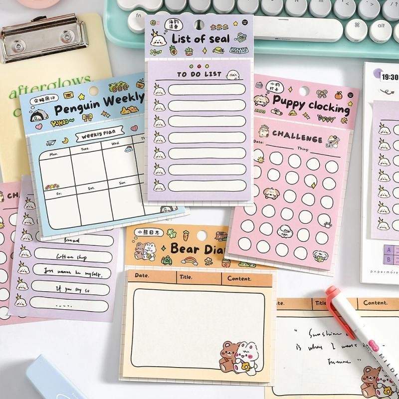 Post-it Notes Schedule Weekly Plan Postgraduate Entrance Examination ...