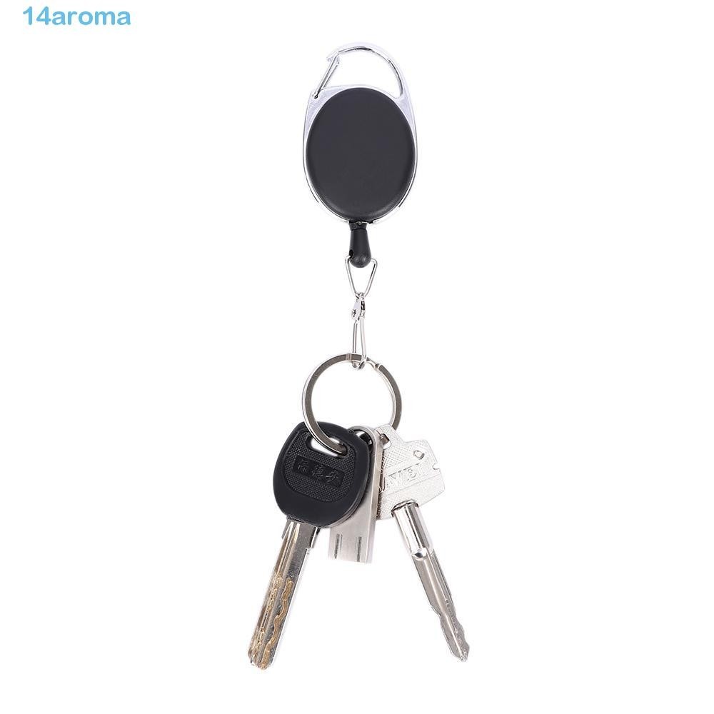 AROMA Badge Reel Retractor Keeper Plastic ABS Name Tag Card ID Lanyard ...