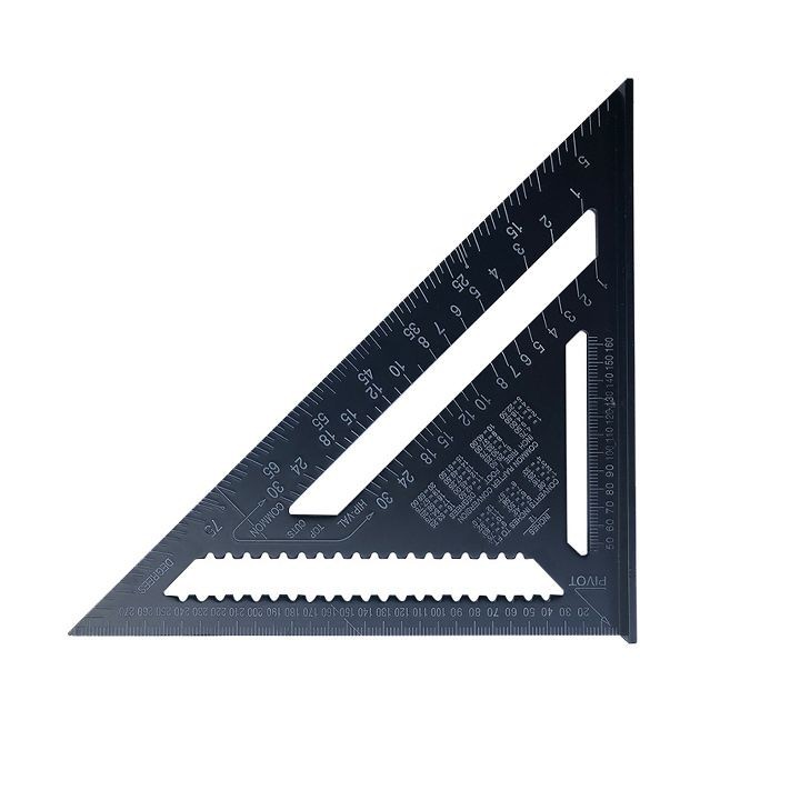 Eke cast aluminum square angle ruler, 45 degree multi-purpose angle ...