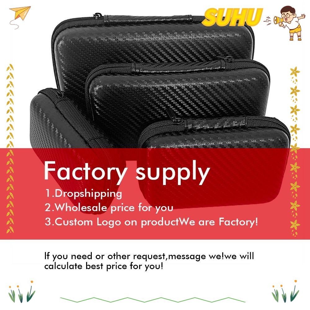 SUHU Car Repair Storage Bag, Carbon Fiber Pattern EVA Hard Drive ...