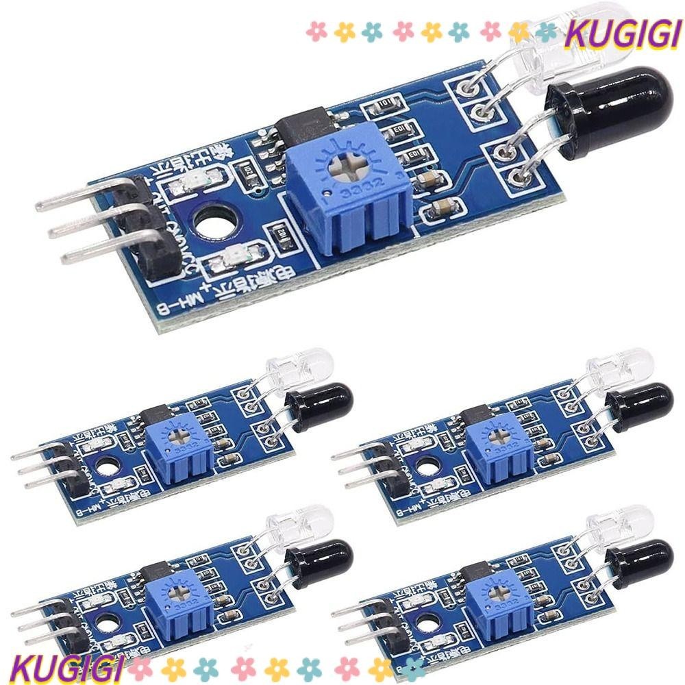 KUGIGI 5pcs Avoidance Sensor Module, IR Infrared 3-Wire Obstacle Sensor ...