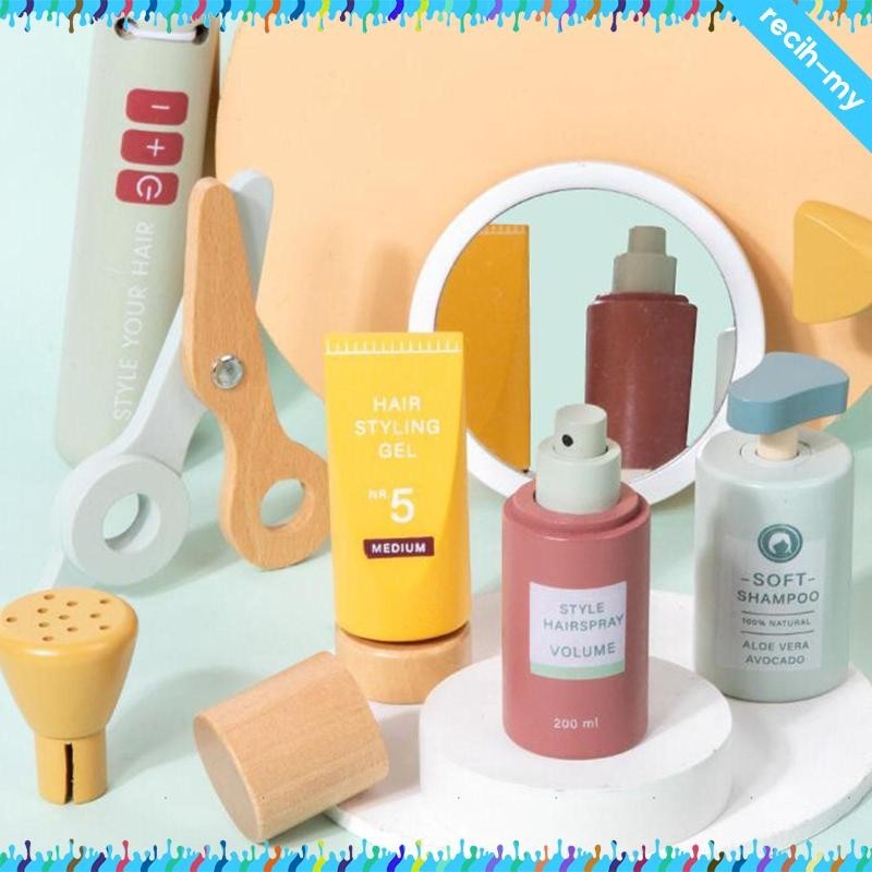 [RecihMY] Beauty Salon Toy Set Hair Stylist Kits Hair Dresser Kits