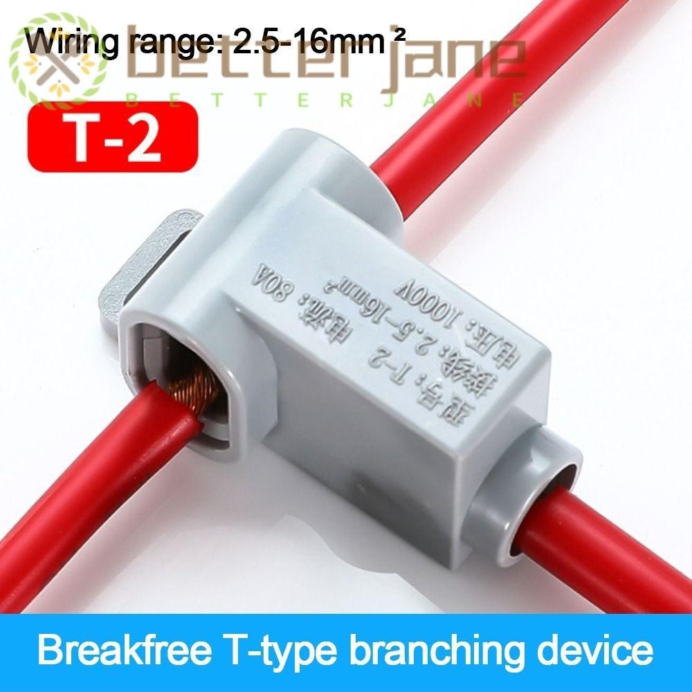 BETTERJANE Quick Terminal Block, High Power Ttype Wire Connector