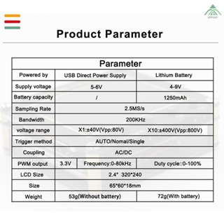 FNIRSI 138pro Handheld Portable Oscilloscope 2.4 Inch Display Multi ...