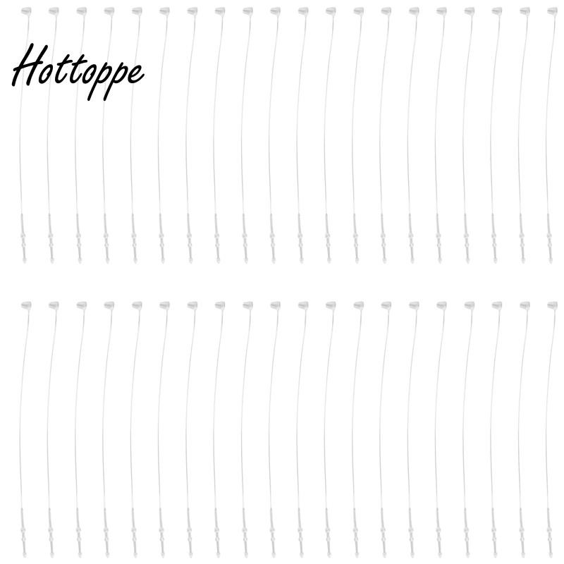 500 Pieces White Snap Lock Pins Loop Price Tag Fastener 5