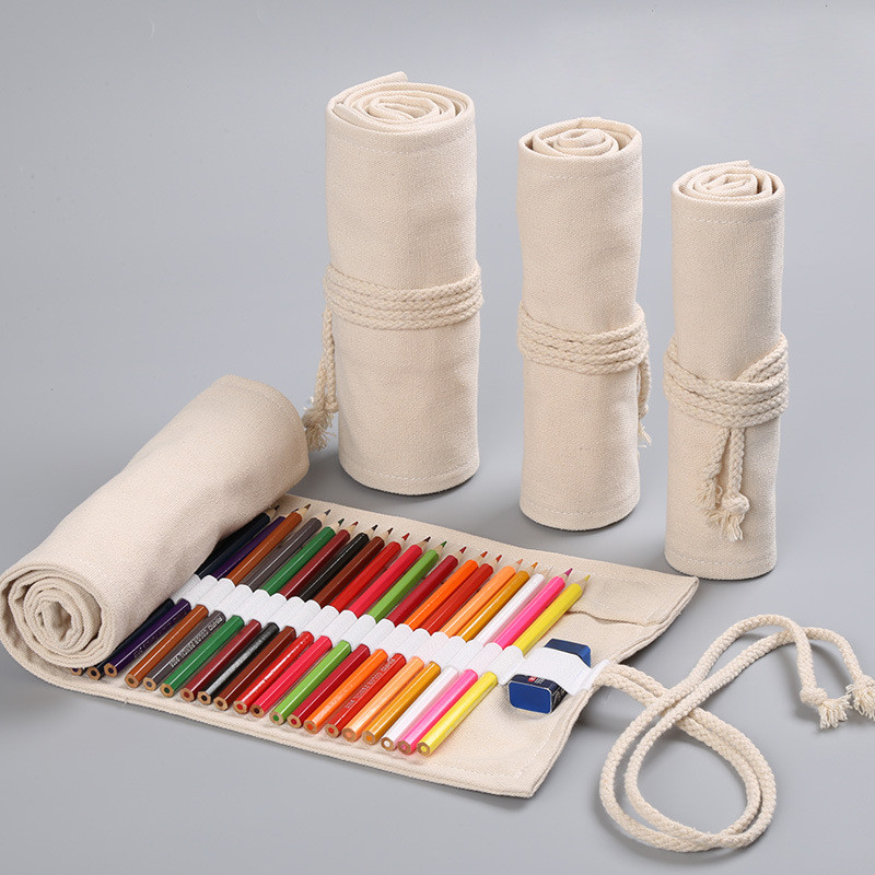 Natural Color Embryo Cloth Pen Curtain 12/24/36/48/72 Holes Sketch ...