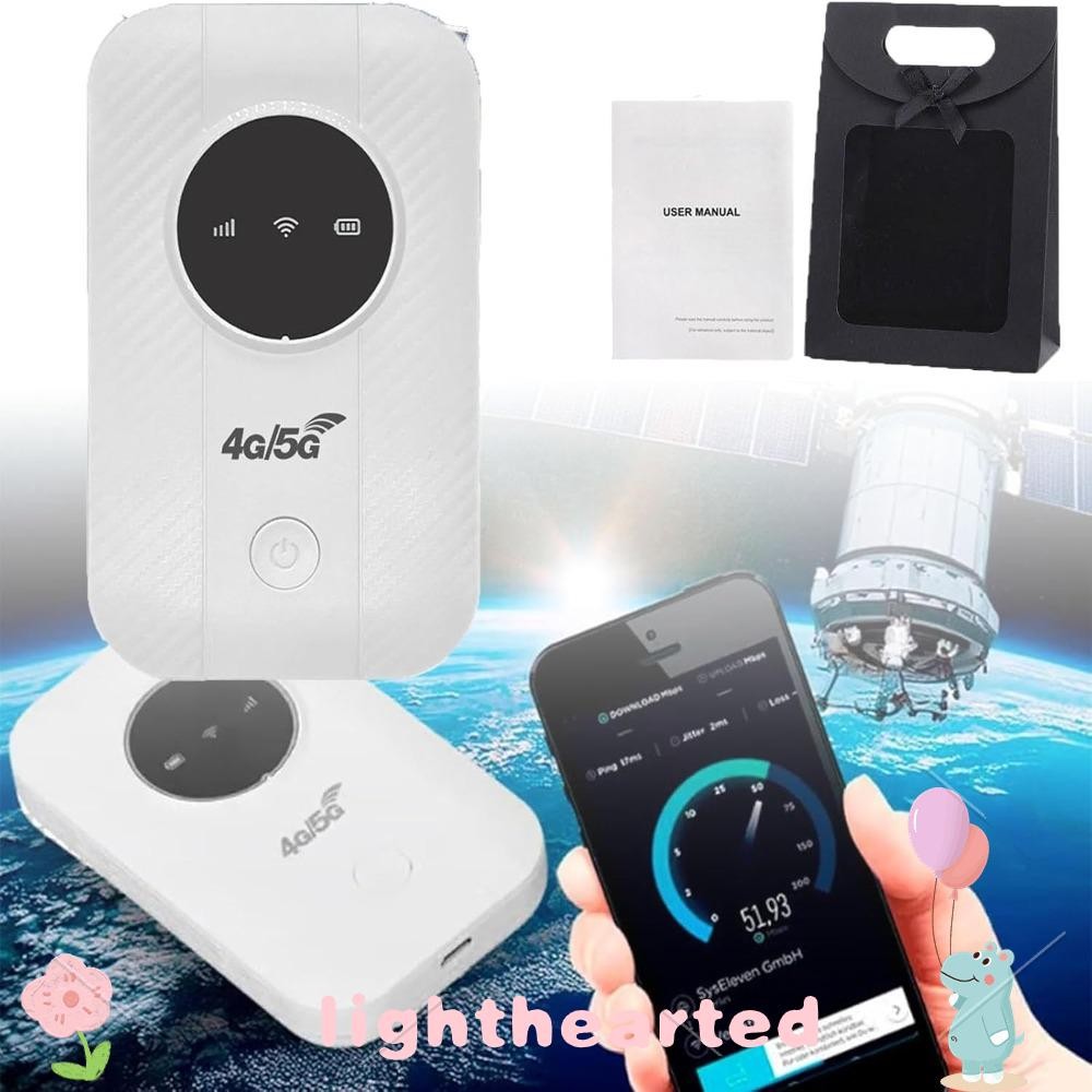 LIGHTHEARTED 4/5G Portable Router, Pocket WiFi Asian/European version ...