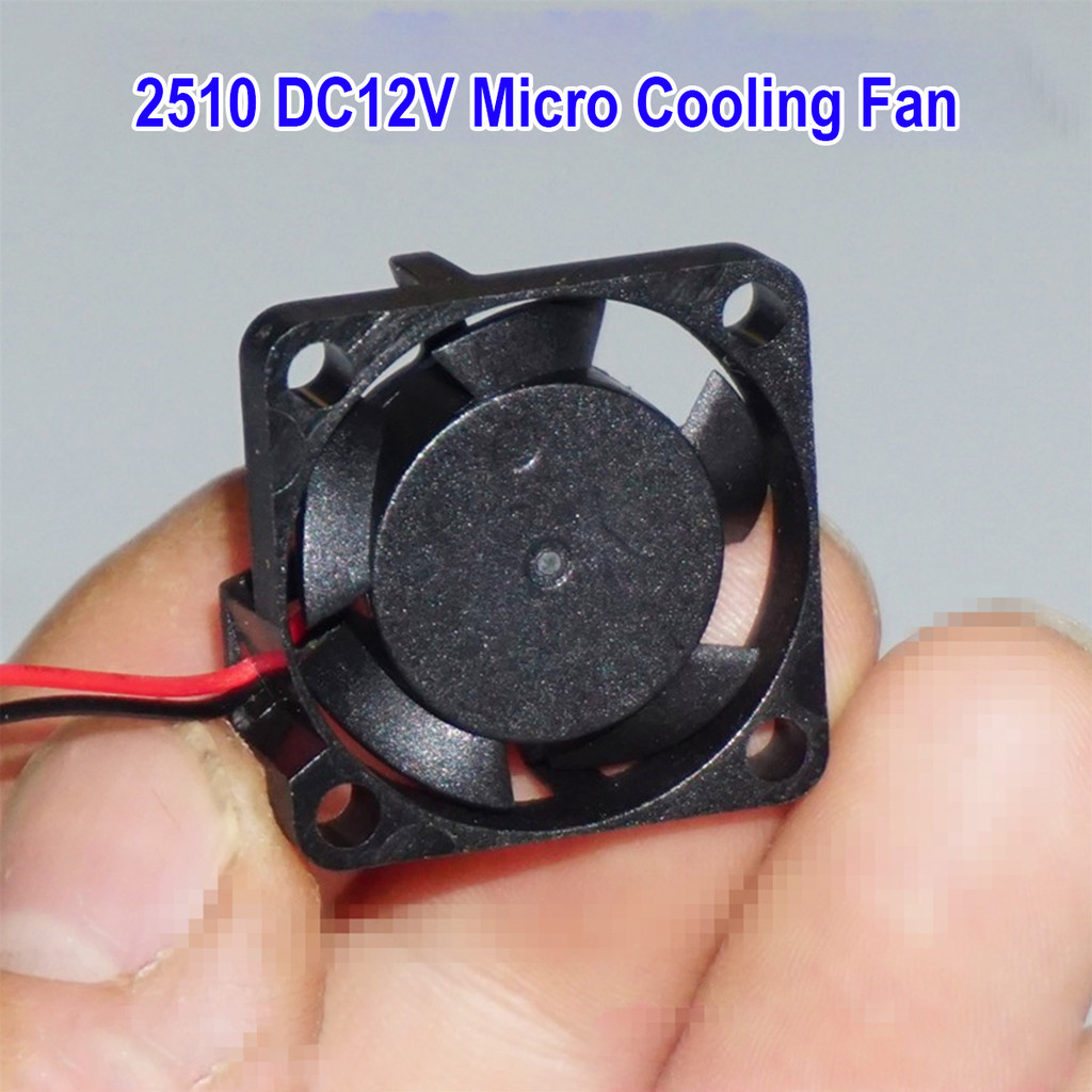 DC 5V 6V 12V Sleeve Axial Cooler 25x25x10mm 2.5cm Mini Cooling Fan 2510 ...