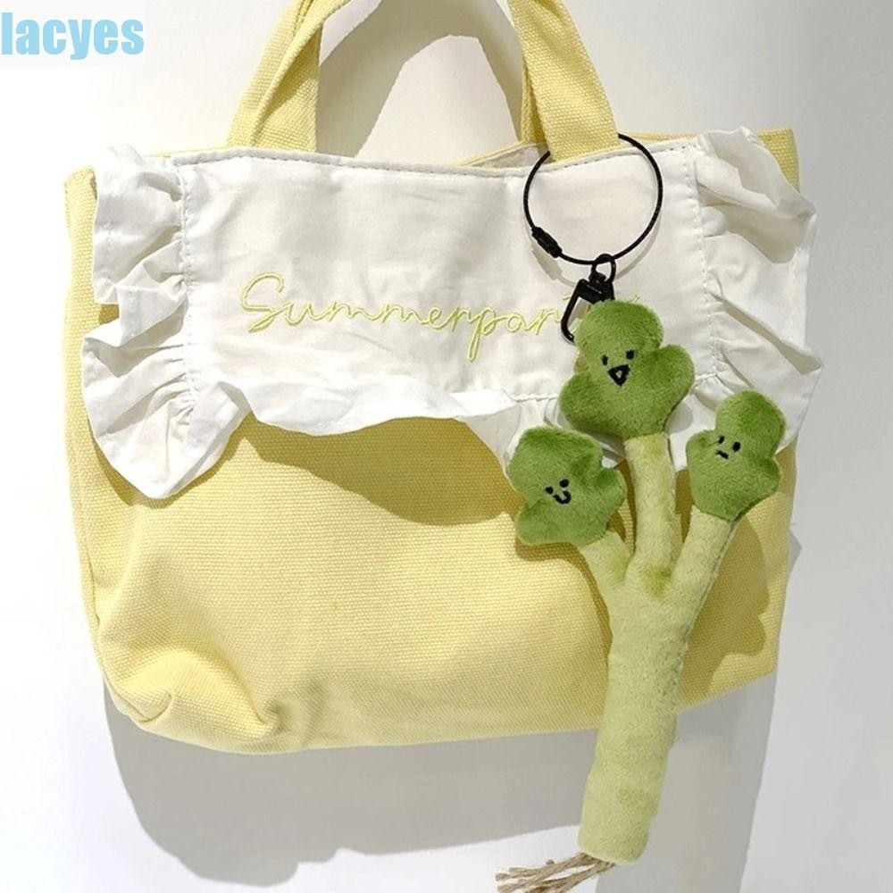 LACYES Vegetable Plush Pendant, Cabbage Lemon Cheese Doll Jellycat Plush Coriander Keychain