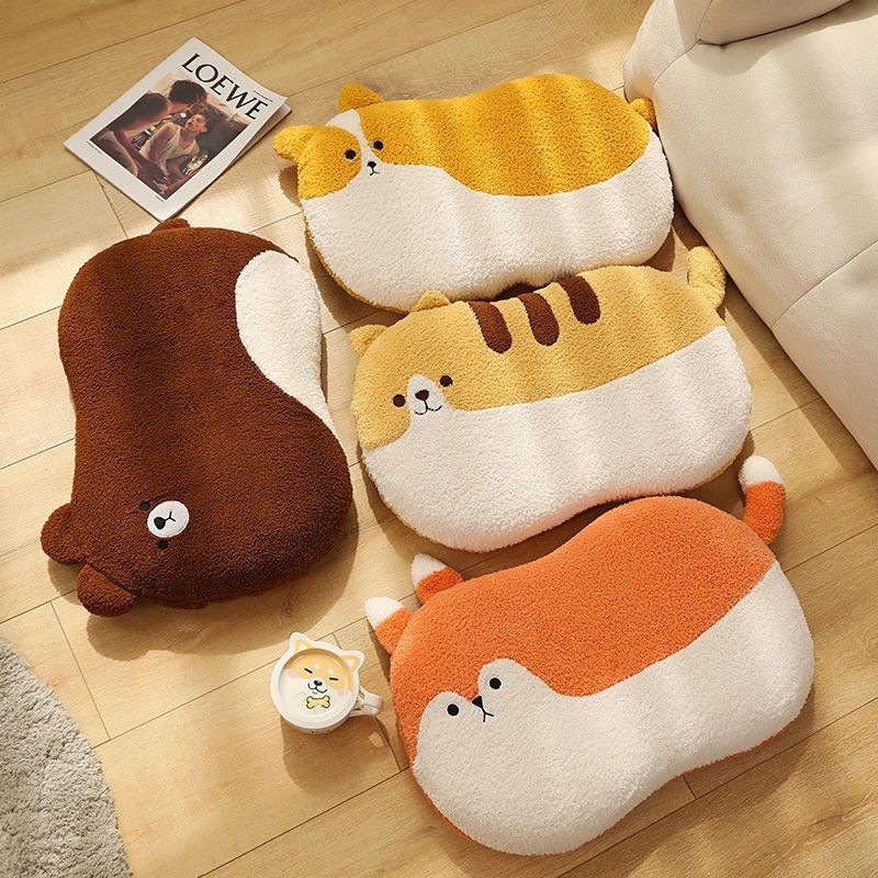 Cat Belly Pillow Super Soft Memory Foam Low Pillow Core Sleeping Cat