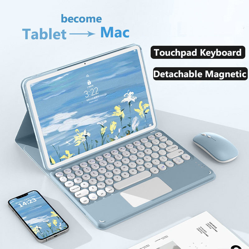 Dteck Smart Case For IPad Pro 13 Inch Case(M4) 2024, Shockproof Slim Stand Hard Back Shell Smart Folio Flip Protective Cover,Gold - View #2