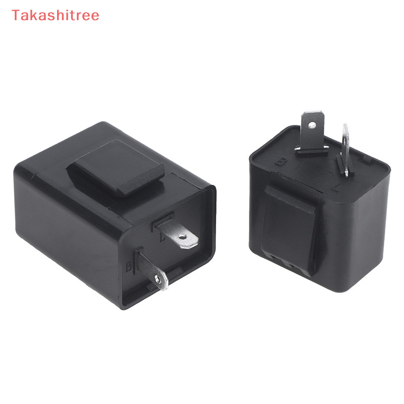 Universal 3-Pole Indicator Relay Flasher - Replacement Turn Signal Relay For Cars & Motorcycles