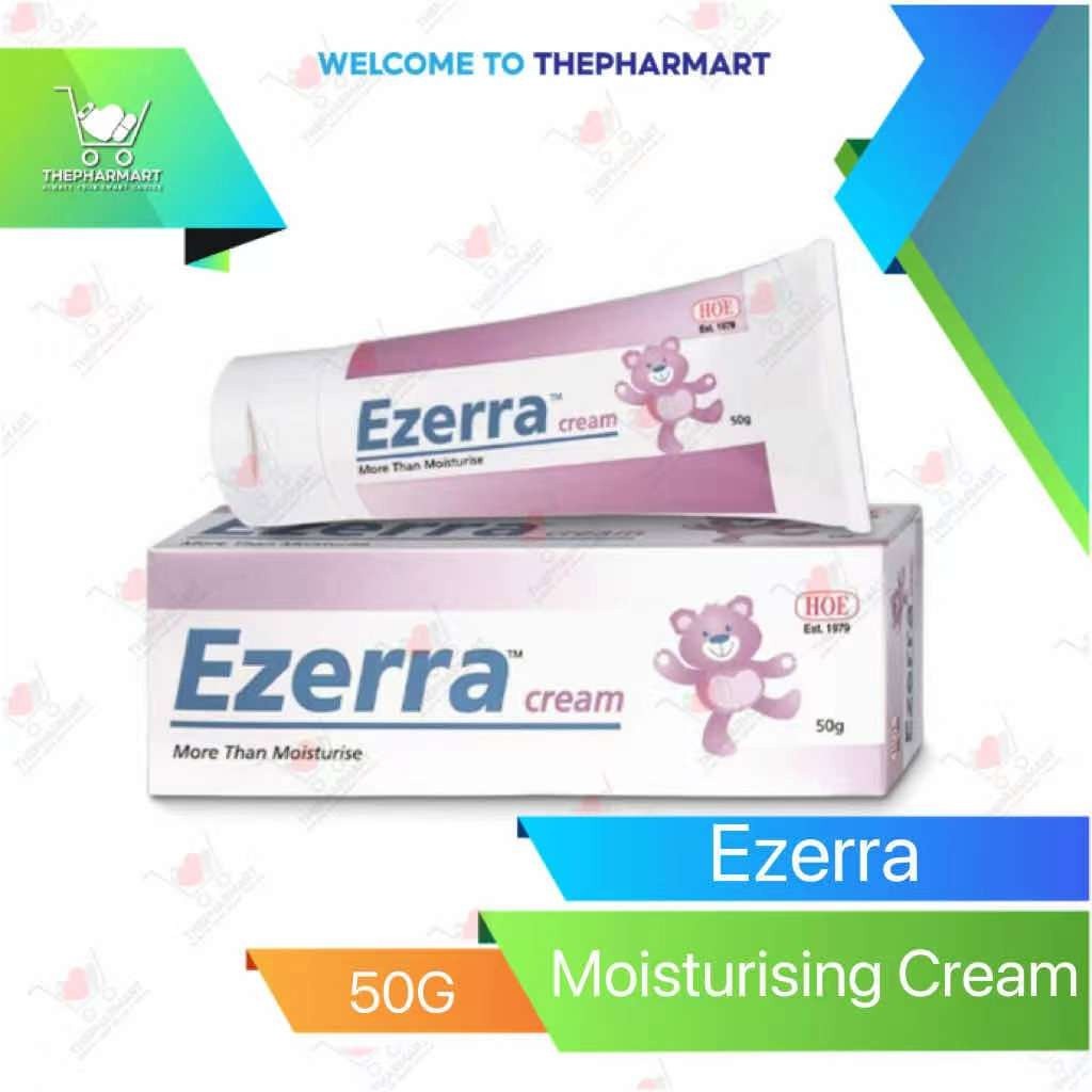 Ezerra Cream (50g) for itchy and dry skin moisture for eczema | Shopee ...