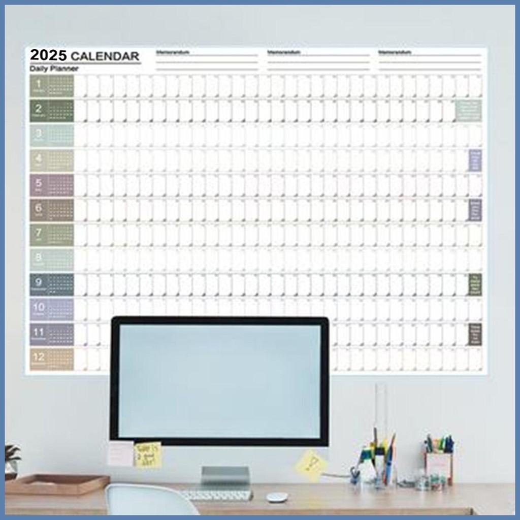 2025 Calendar Daily Planner Wall &amp; Poster Calendars Wall Calendar 2025 ...