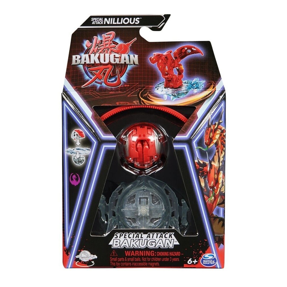 Bakugan Special Attack Nillious Evo1 Generation 3 - Wave 2 - Red ...