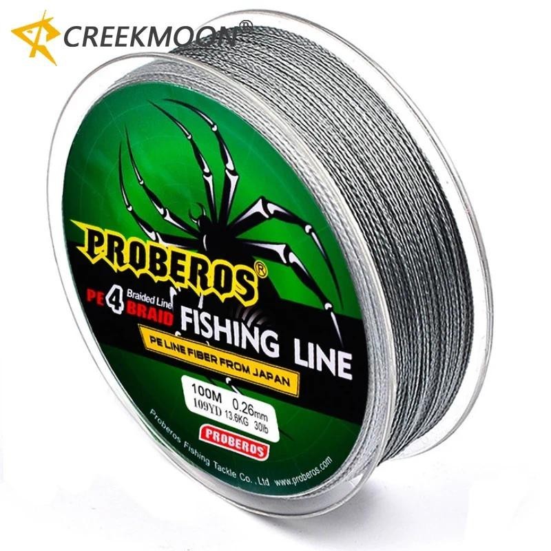 100M 0 1mm 0 6mm Braided Fishing Line 6LB 100LB Japan PE Weave 