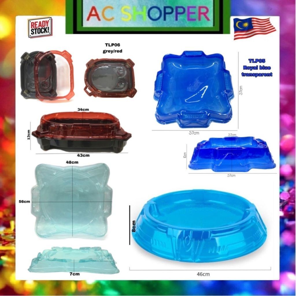 AC Stadium Arena Beyblade Burst Combat Attack Type Clear BeyStadium ...