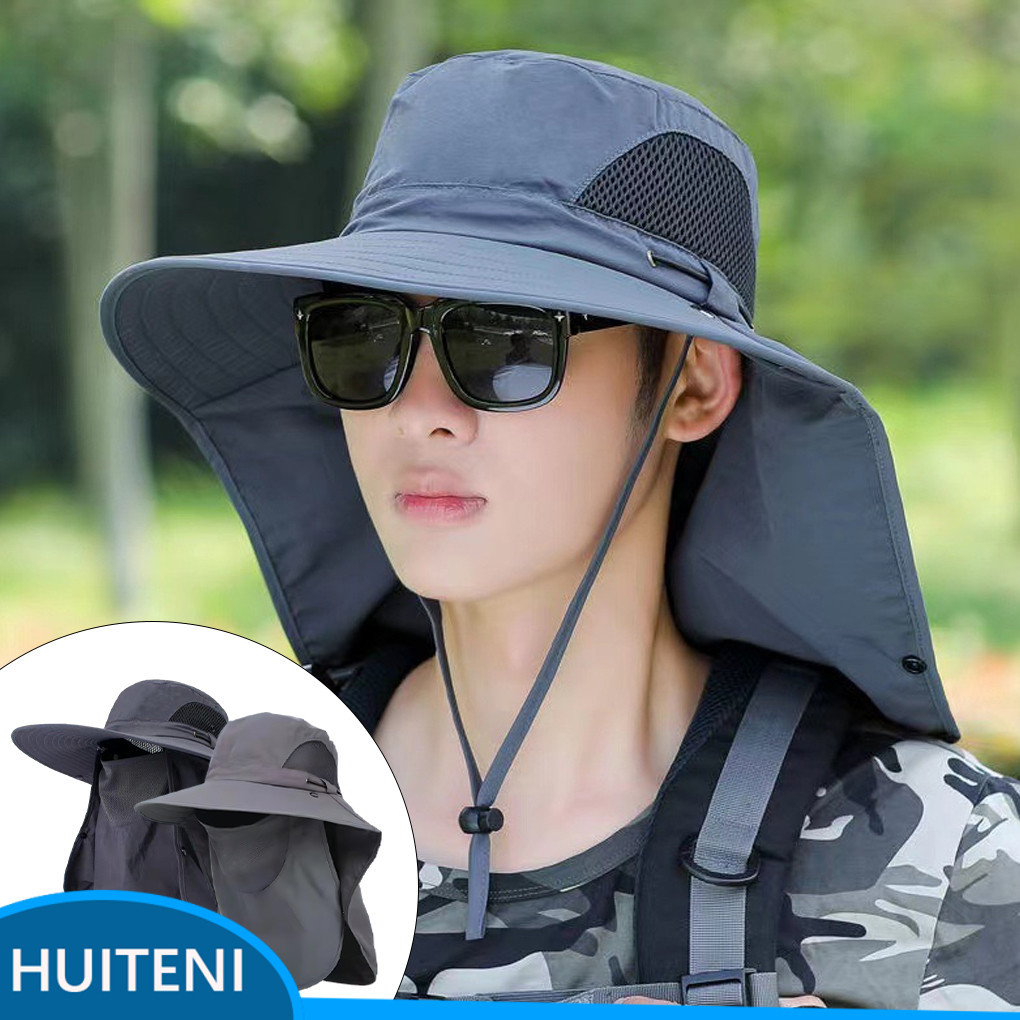 1/2/3 Sun Hat Solid Color Men Women Dome Breathable Sunproof Waterproof ...