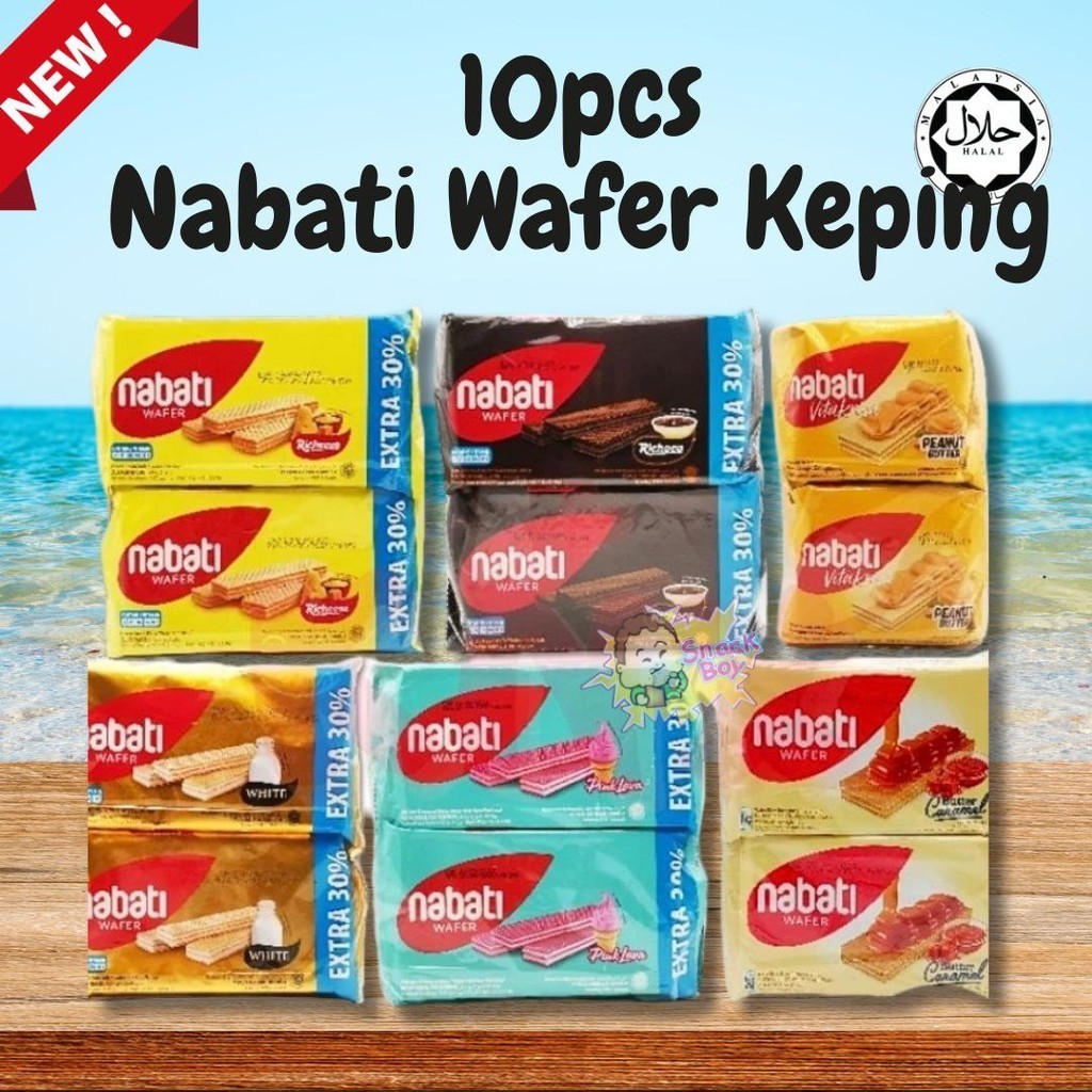 10pkt x 45g Nabati Wafer Keping | Shopee Malaysia