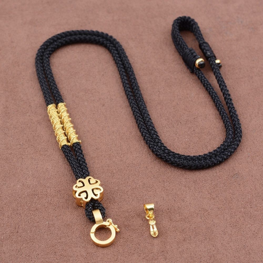 Buckle-free Pendant Lanyard Gold Pendant Rope Gold Buddha with Rope ...