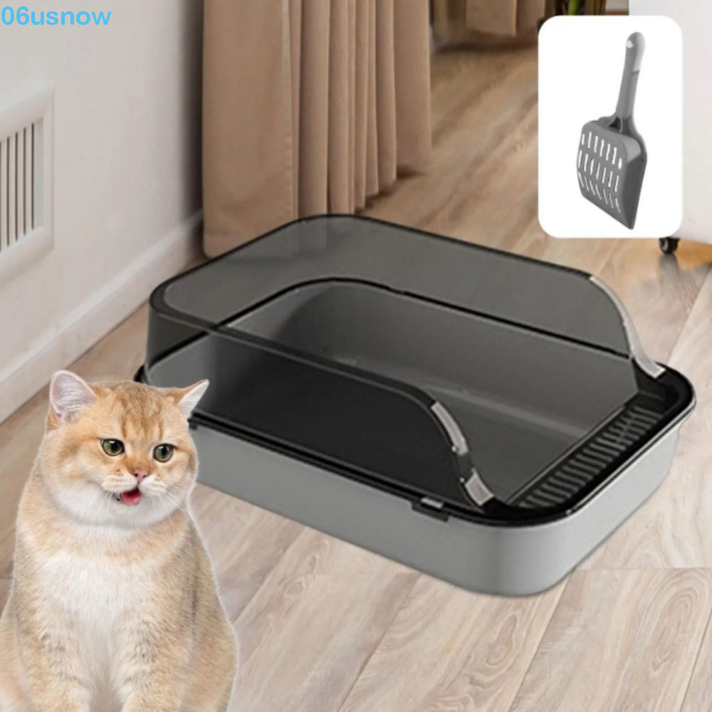 USNOW Cat Bedpan, Anti Splash Plastic Cat Litter Box, Pet Accessories ...