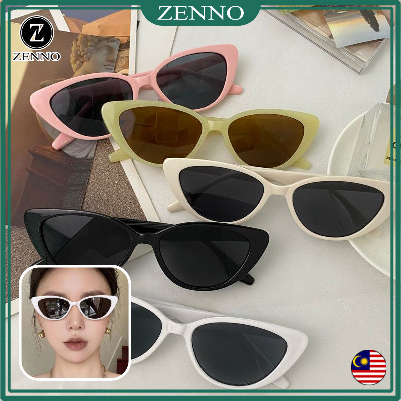 Zenno Viral Korean New Cat Eye Sunglasses Sweet Cool Women's Retro ...