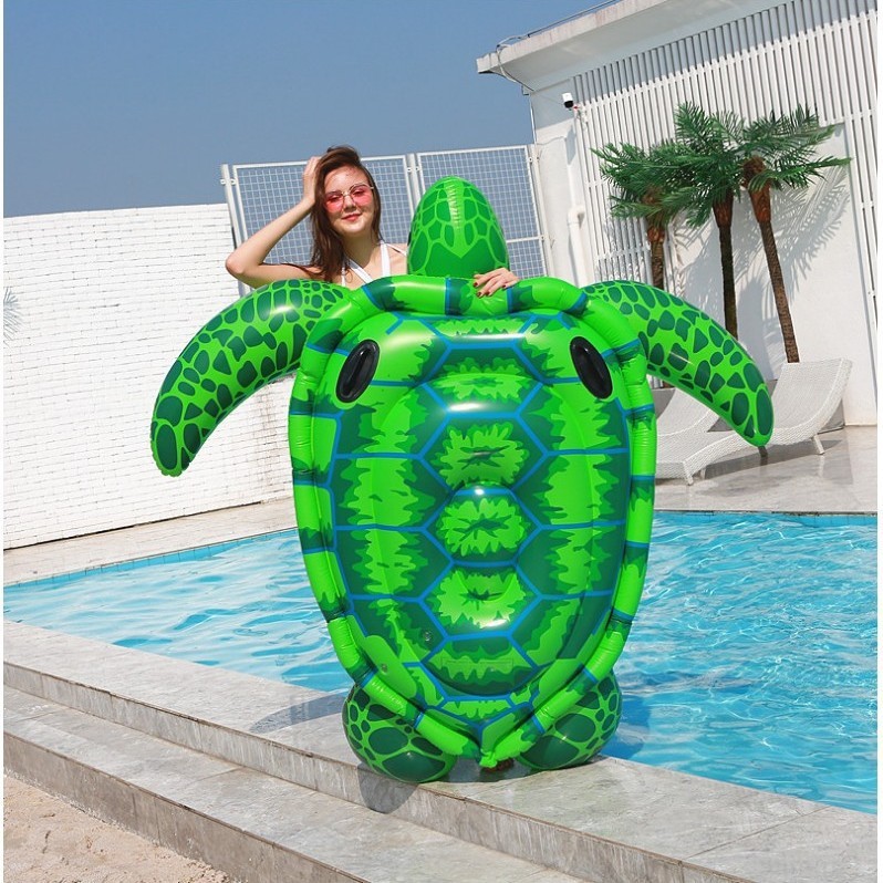 Adult Thickened Large Sea Turtle Mount Children Playing Water Toys ...